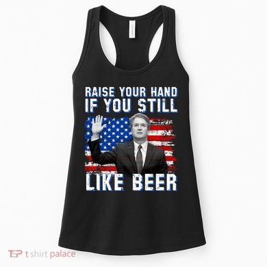 Kavanaugh Still Like Beer American Flag Women's Tank Top