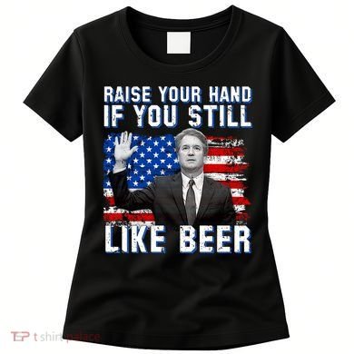 Kavanaugh Still Like Beer American Flag Women's T-Shirt