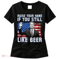 Kavanaugh Still Like Beer American Flag Women's T-Shirt thumb 0