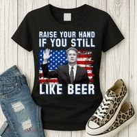 Kavanaugh Still Like Beer American Flag Women's T-Shirt thumb 3