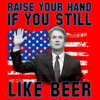Kavanaugh Still Like Beer American Flag Santa Hat thumb 1