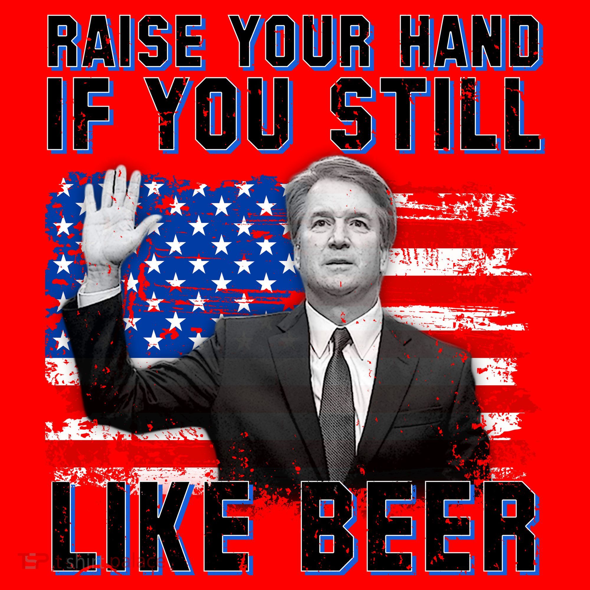 Kavanaugh Still Like Beer American Flag Santa Hat