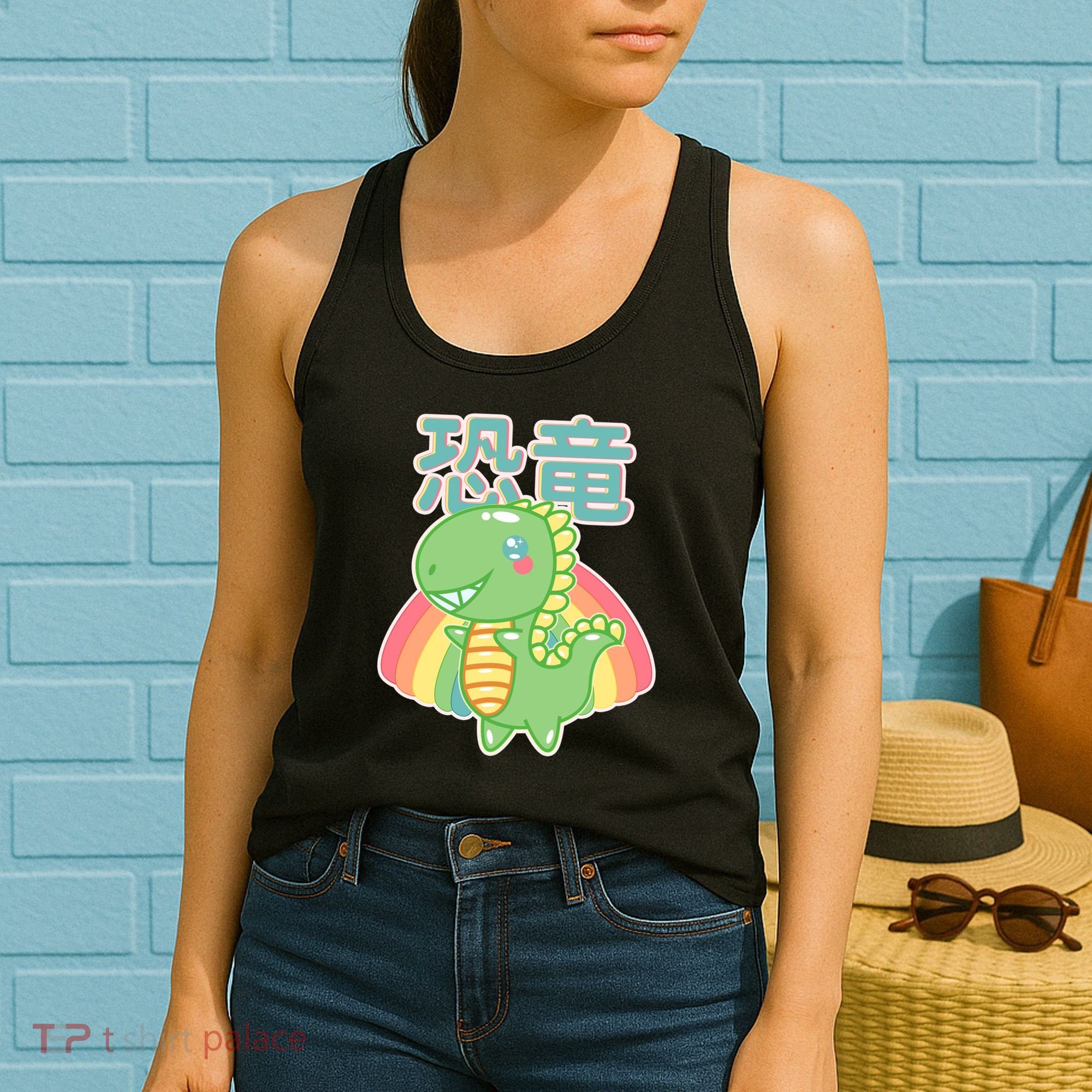Kawaii Cute Dinosaur Women's Tank Top