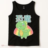 Kawaii Cute Dinosaur Tank Top thumb 2