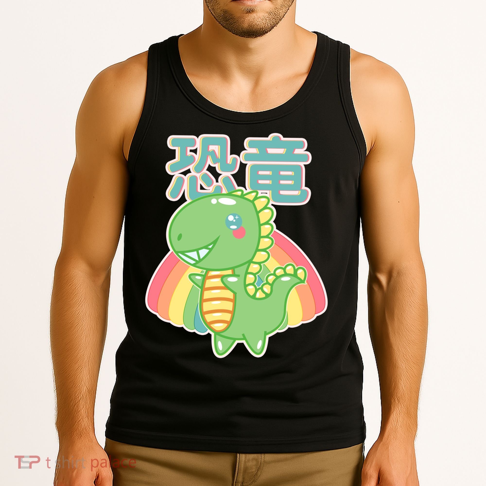 Kawaii Cute Dinosaur Tank Top