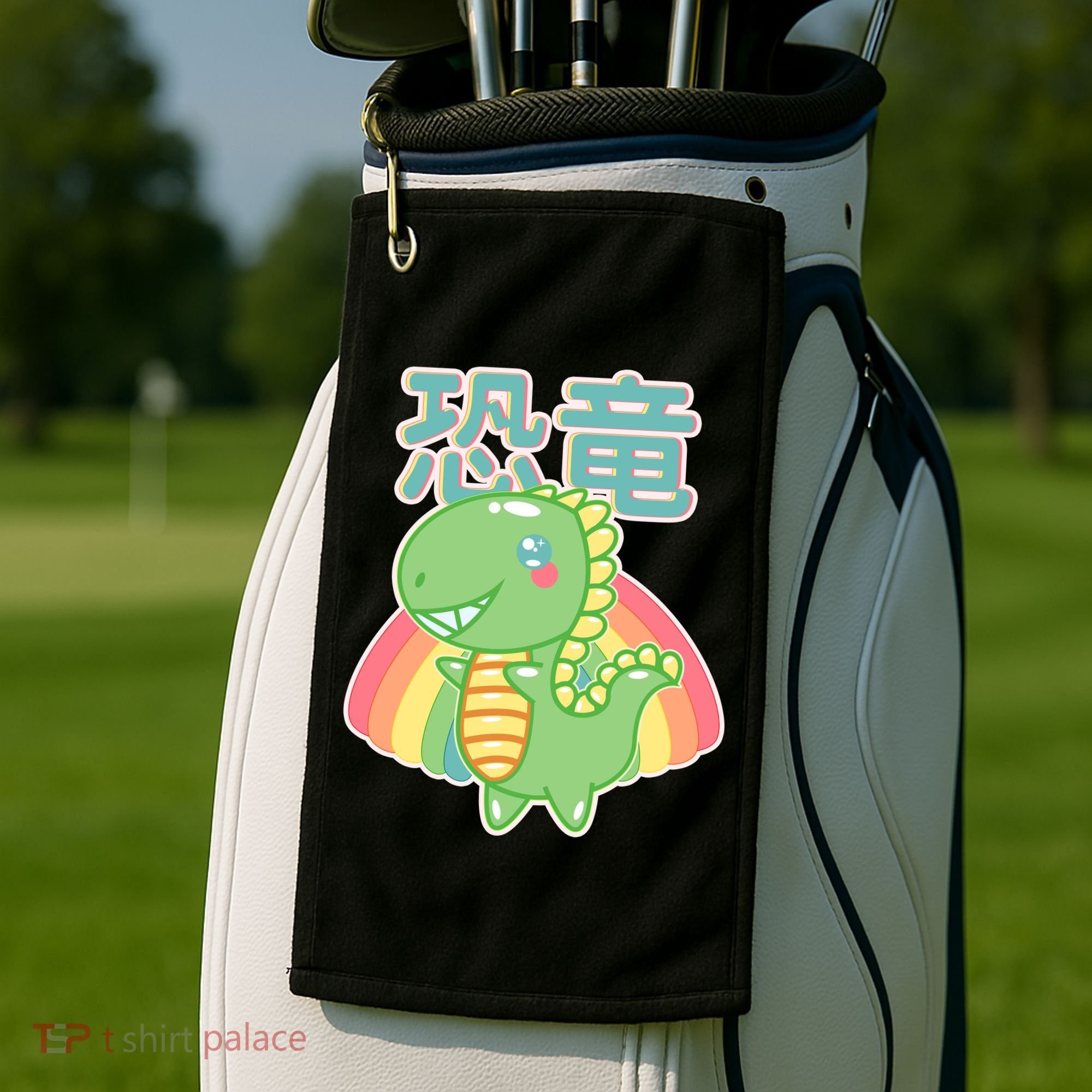 Kawaii Cute Dinosaur Golf Towel