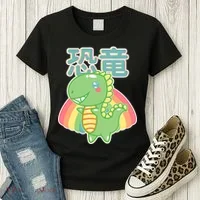 Kawaii Cute Dinosaur Women's T-Shirt thumb 3