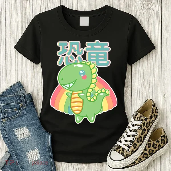 Kawaii Cute Dinosaur Women's T-Shirt
