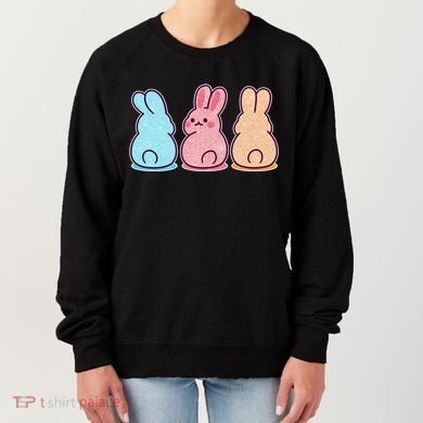 Kawaii Cute Easter Bunny Rabbits Women's Sweatshirt