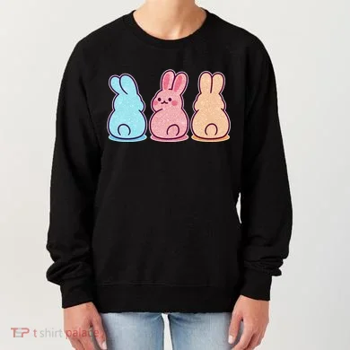Kawaii Cute Easter Bunny Rabbits Women's Sweatshirt