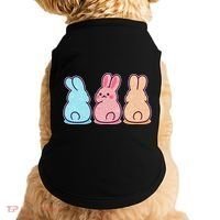 Kawaii Cute Easter Bunny Rabbits Doggie Tank thumb 0
