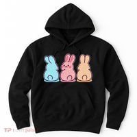 Kawaii Cute Easter Bunny Rabbits Hoodie thumb 0
