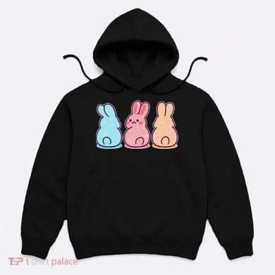 Kawaii Cute Easter Bunny Rabbits Hoodie