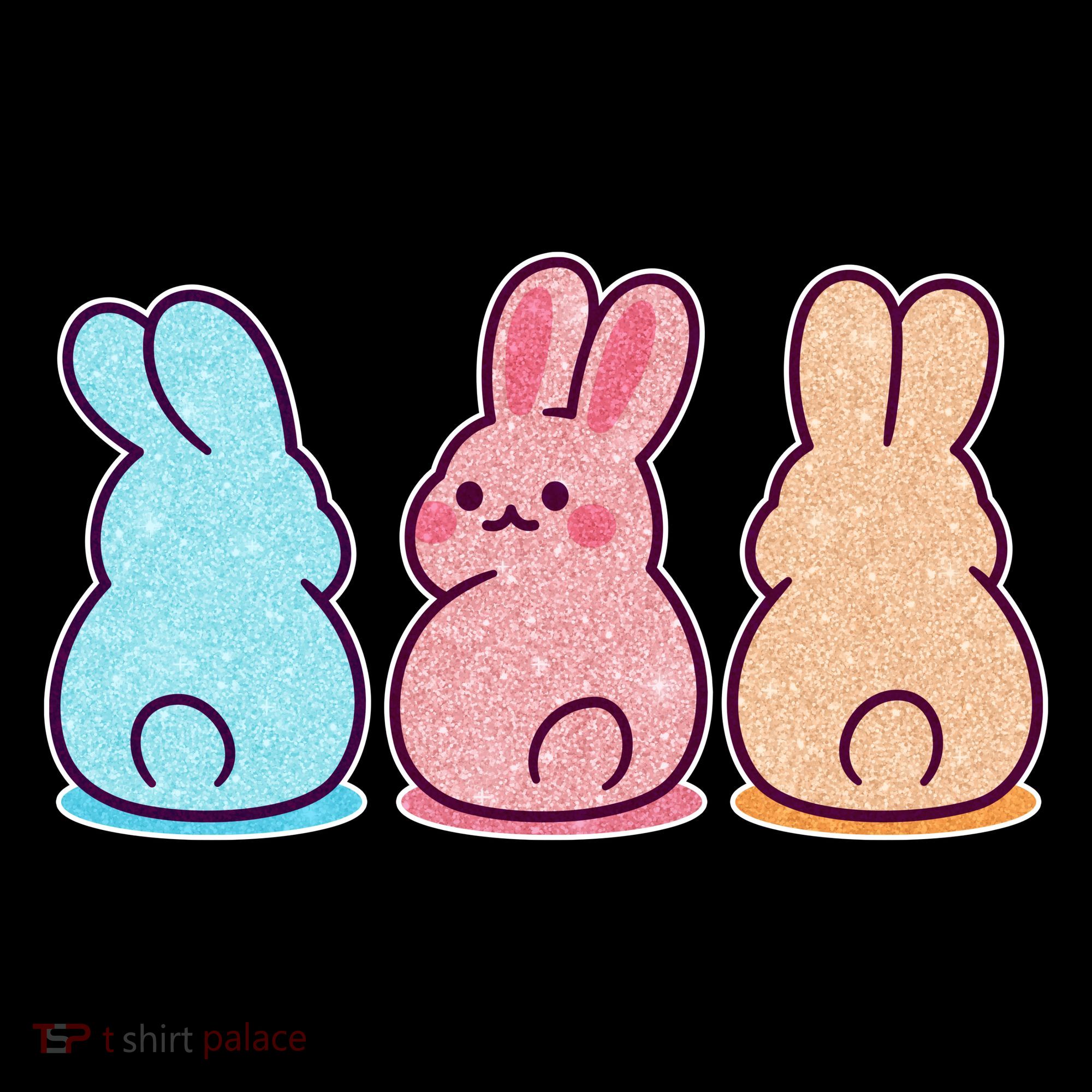 Kawaii Cute Easter Bunny Rabbits Bucket Hat