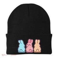 Kawaii Cute Easter Bunny Rabbits Beanie thumb 0