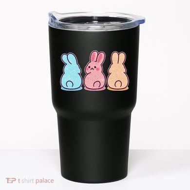 Kawaii Cute Easter Bunny Rabbits Tumbler