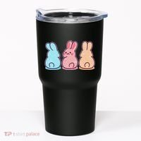 Kawaii Cute Easter Bunny Rabbits Tumbler thumb 0