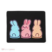 Kawaii Cute Easter Bunny Rabbits Mousepad thumb 0