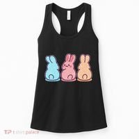 Kawaii Cute Easter Bunny Rabbits Women's Tank Top thumb 0
