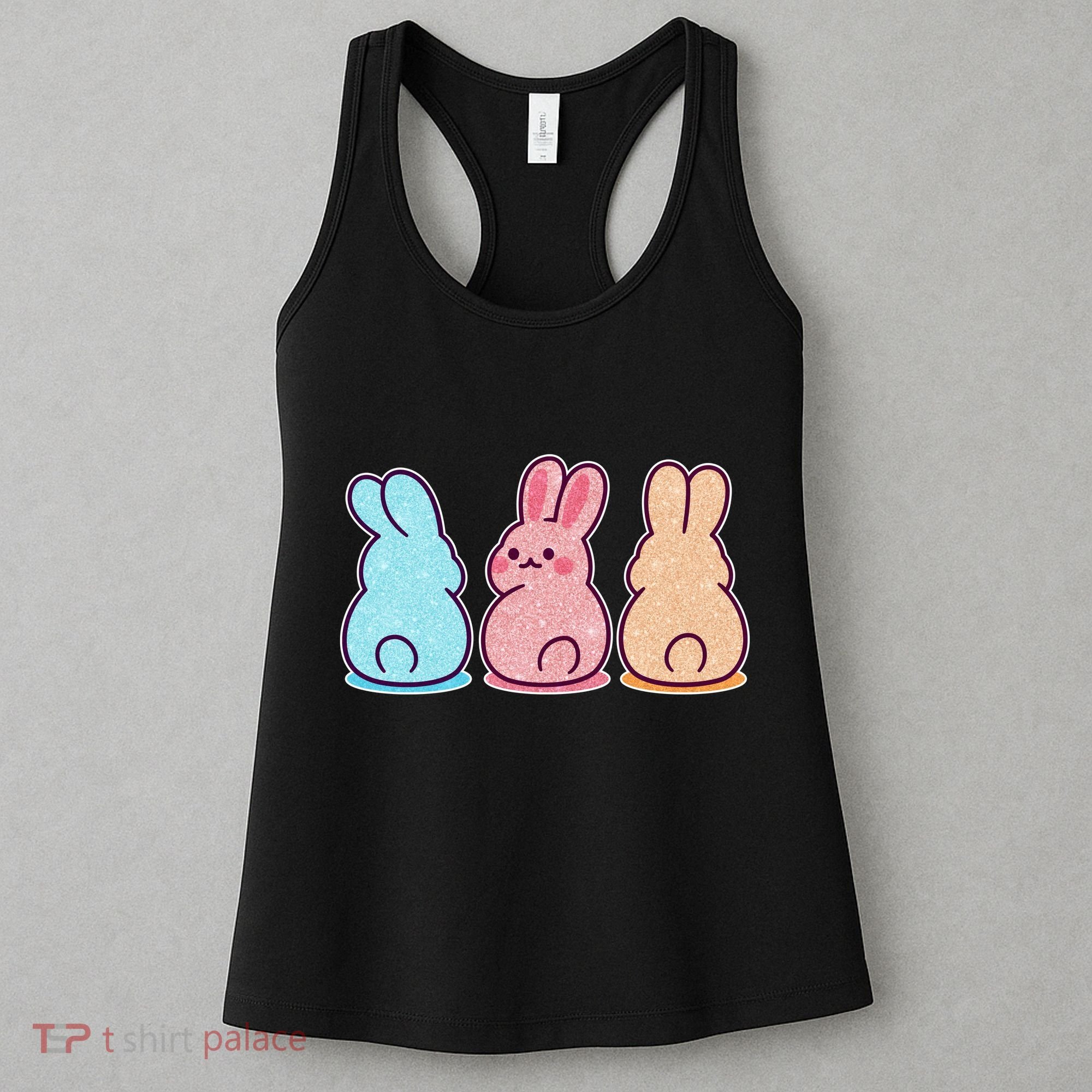 Kawaii Cute Easter Bunny Rabbits Women's Tank Top