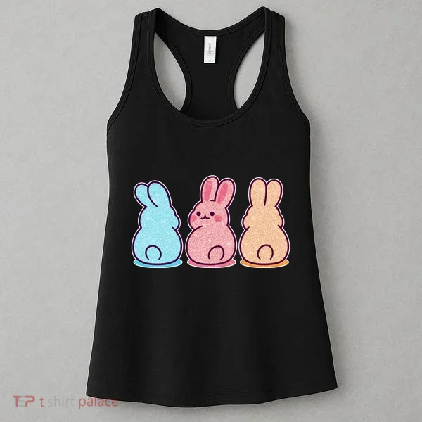 Kawaii Cute Easter Bunny Rabbits Women's Tank Top