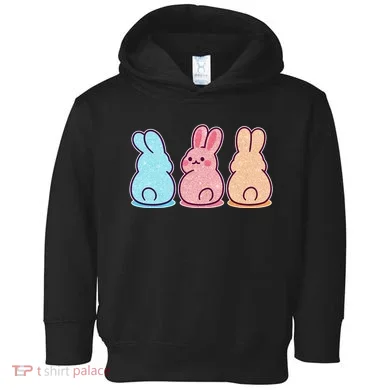 Kawaii Cute Easter Bunny Rabbits Toddler Hoodie