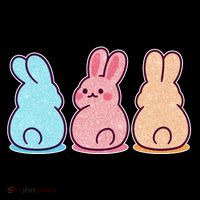 Kawaii Cute Easter Bunny Rabbits Toddler Hoodie thumb 2