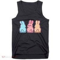Kawaii Cute Easter Bunny Rabbits Tank Top thumb 0