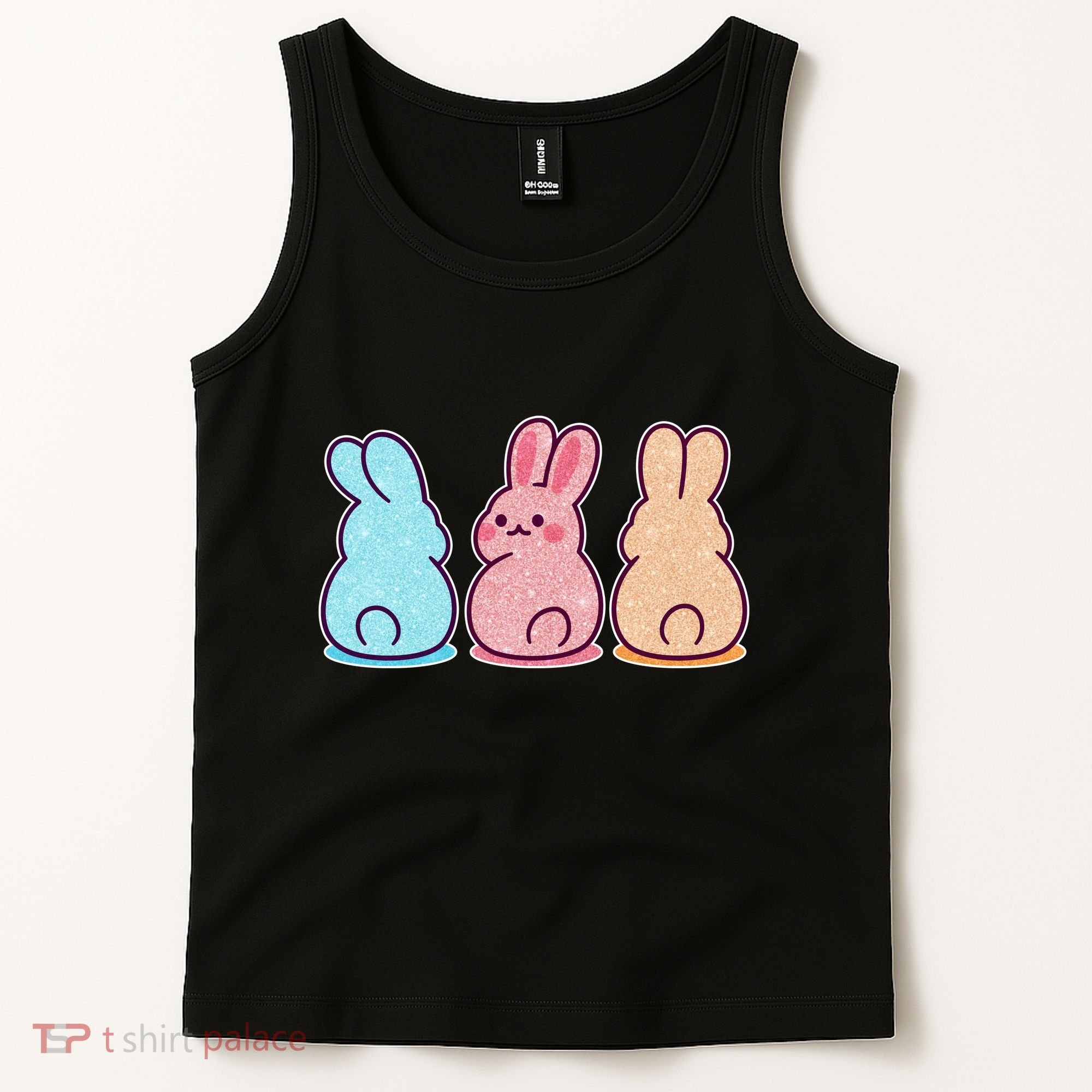 Kawaii Cute Easter Bunny Rabbits Tank Top