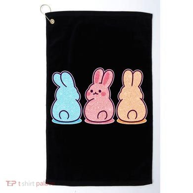 Kawaii Cute Easter Bunny Rabbits Golf Towel