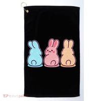 Kawaii Cute Easter Bunny Rabbits Golf Towel thumb 0