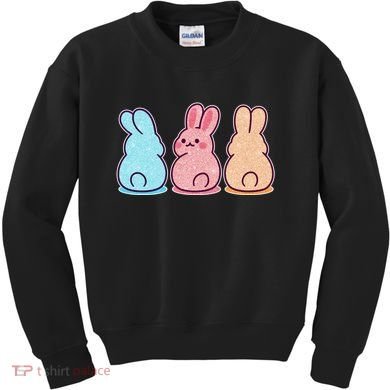 Kawaii Cute Easter Bunny Rabbits Kids Sweatshirt