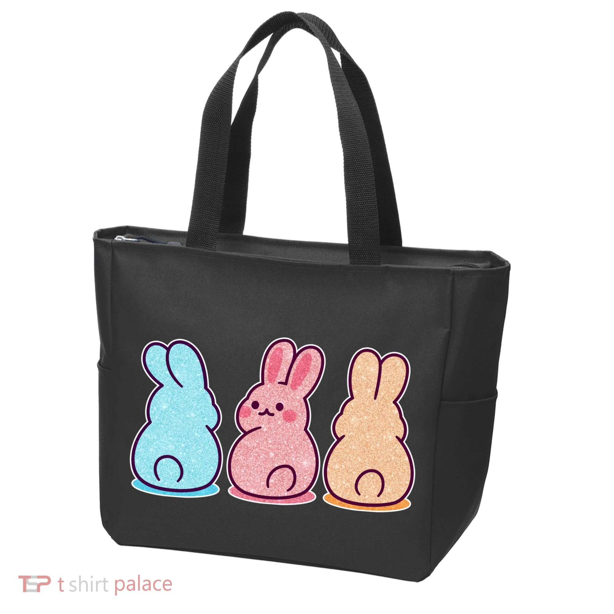 Kawaii Cute Easter Bunny Rabbits Tote Bag