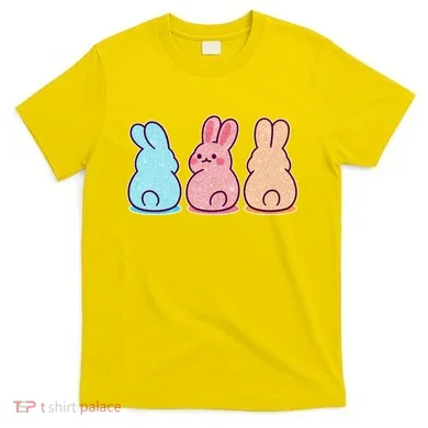 Kawaii Cute Easter Bunny Rabbits T-Shirt