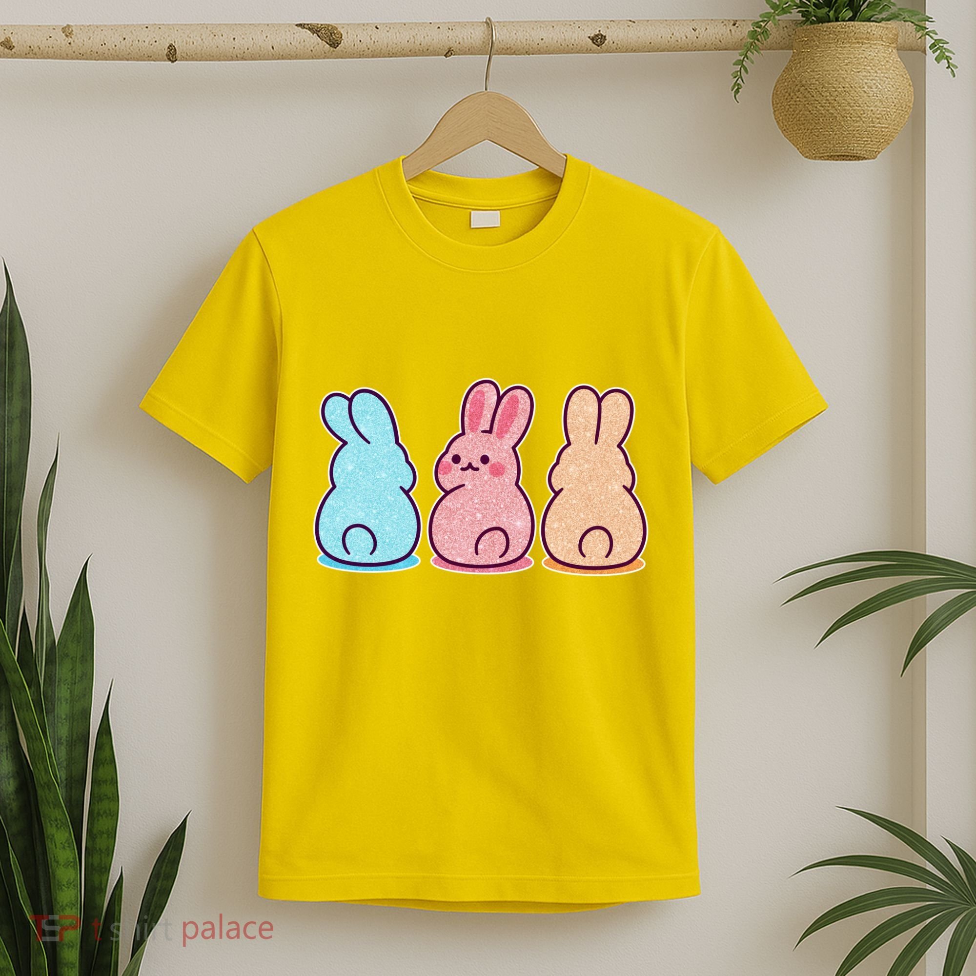 Kawaii Cute Easter Bunny Rabbits T-Shirt