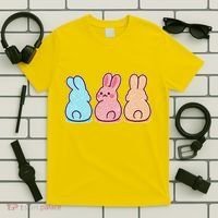 Kawaii Cute Easter Bunny Rabbits T-Shirt thumb 5