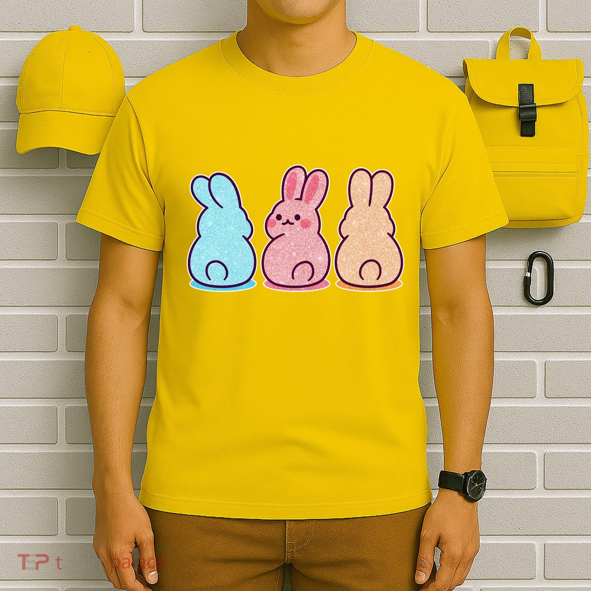 Kawaii Cute Easter Bunny Rabbits T-Shirt