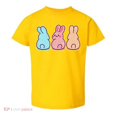 Kawaii Cute Easter Bunny Rabbits Toddler T-Shirt