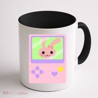 Kawaii Gamer Bunny Rabbit Coffee Mug thumb 1