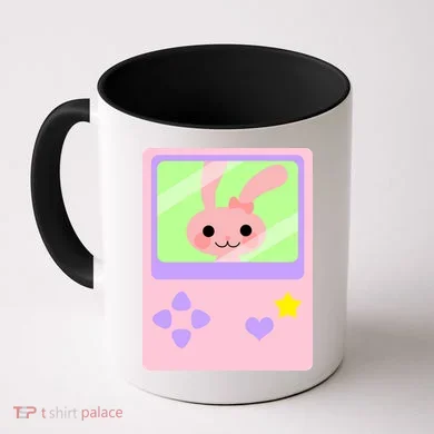 Kawaii Gamer Bunny Rabbit Coffee Mug