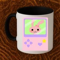Kawaii Gamer Bunny Rabbit Coffee Mug thumb 2