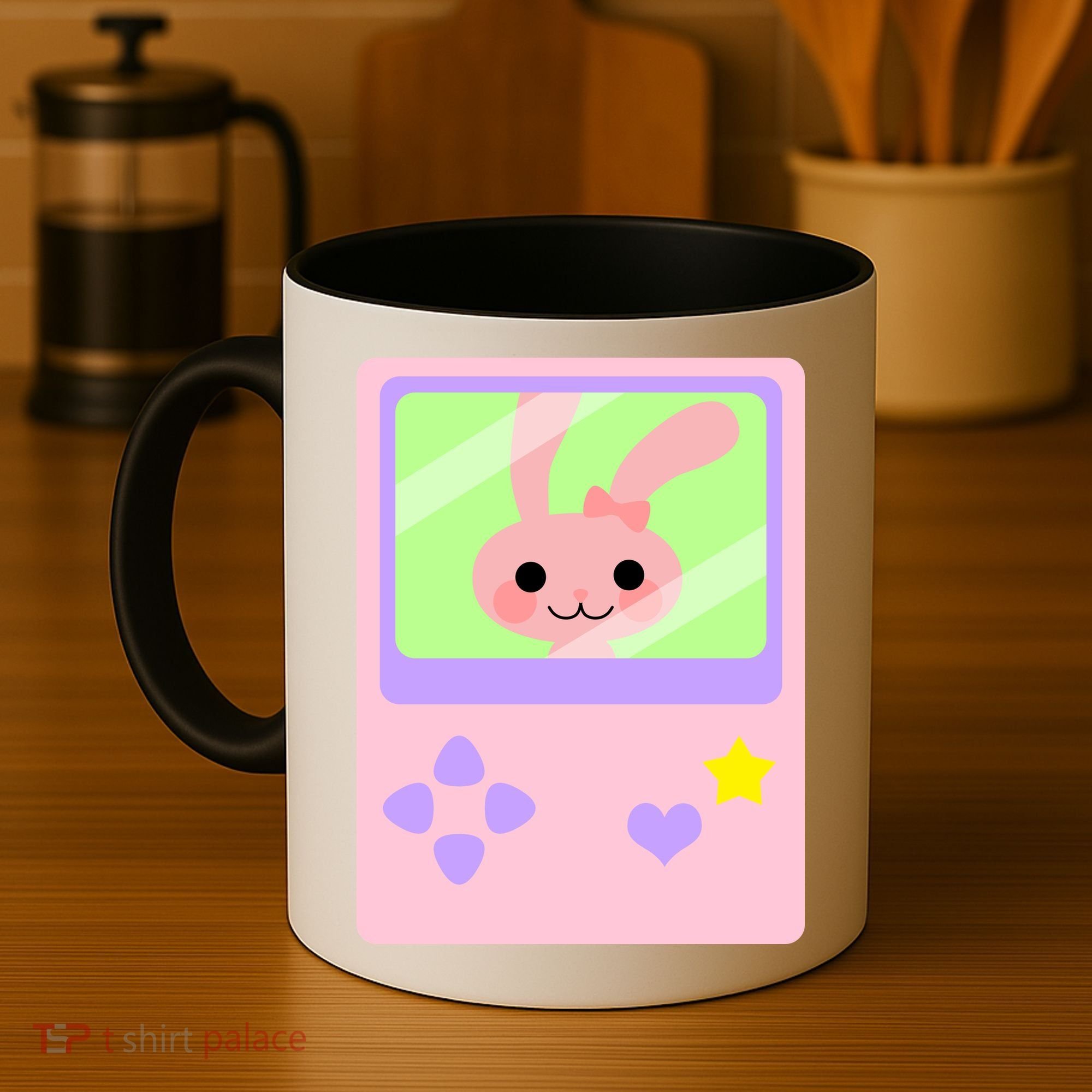 Kawaii Gamer Bunny Rabbit Coffee Mug