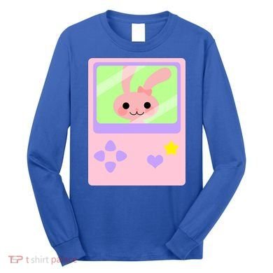 Kawaii Gamer Bunny Rabbit Long Sleeve Shirt