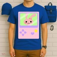 Kawaii Gamer Bunny Rabbit T-Shirt thumb 6