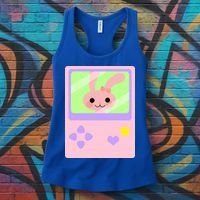 Kawaii Gamer Bunny Rabbit Women's Tank Top thumb 3