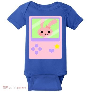 Kawaii Gamer Bunny Rabbit Baby Bodysuit