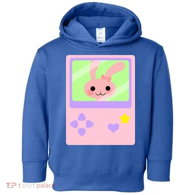 Kawaii Gamer Bunny Rabbit Toddler Hoodie