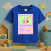Kawaii Gamer Bunny Rabbit Toddler T-Shirt thumb 3