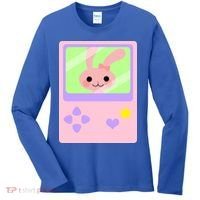 Kawaii Gamer Bunny Rabbit Women's Long Sleeve Shirt thumb 0