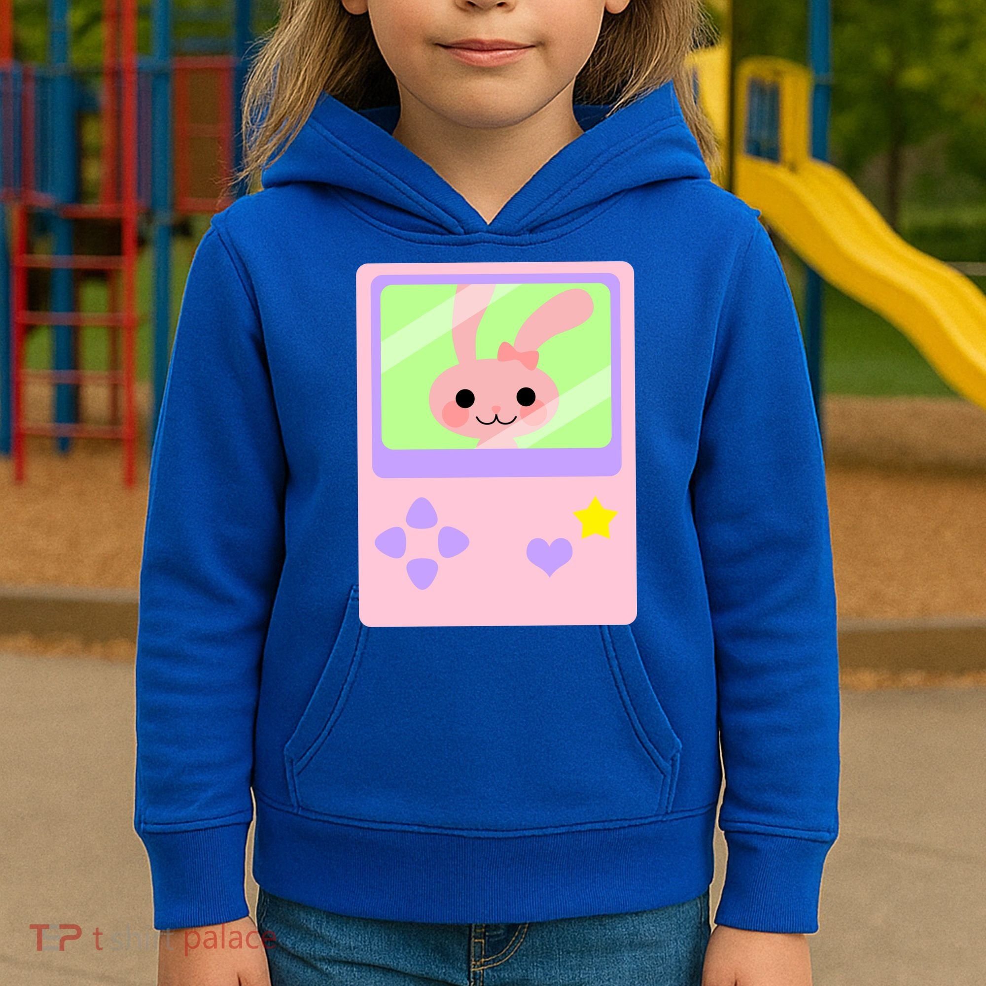 Kawaii Gamer Bunny Rabbit Kids Hoodie
